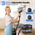 thumbnail image 4 of VASG Portable Steam Cleaner, 15 Accessories, 15s Fast Heat-Up, 1.6L Tank, Handheld Steamer for Car, Home, Tile & Grout, 4 of 5