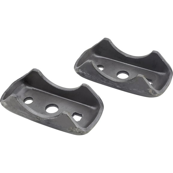 Speedway Motors Weld-On Leaf Spring Pad, Perch - 3" Axle Tube - Pair - 5.875" Overall Length - Universal Fit - Steel Construction - Designed for 2-1/2" Wide Leaf Springs