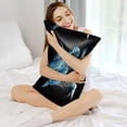 thumbnail image 5 of Bingfone Ocean Turtle Print Satin Pillowcase for Hair - Standard Size with Zipper Silky & Soft Pillow Covers,20x30 inches, 5 of 8