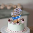 thumbnail image 4 of WHAMVOX  Graduation Cupcake Toppers Nautical Adventure Party Decorations Office, 4 of 8