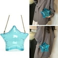 thumbnail image 2 of Unique PVC Star Shape Evening Purse for Women and Girls Unique Crossbody Shoulder Bags for Prom Wedding Prom Parties, 2 of 9