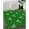 thumbnail image 3 of Ahgly Company Machine Washable Indoor Rectangle Transitional Deep Emerald Green Area Rugs, 7' x 10', 3 of 7