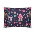thumbnail image 4 of Urban Playground Kids Fairy Garden 2-Piece Comforter Set, Navy/Pink, T/TXL, 4 of 8