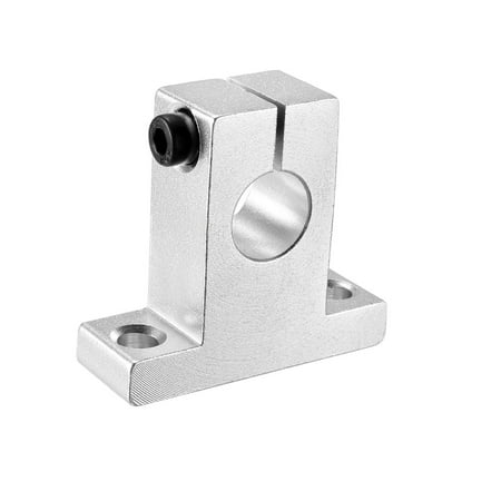 Uxcell SK12 Aluminum Linear Motion Rail Clamping Rod Rail Guide Support for 12mm Dia Shaft Hardware