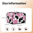thumbnail image 5 of Lsque Cow Spots Print 4 Slice Toaster Cover , Kitchen Appliance Dustproof Protector , Toaster Protector Dustproof Kitchen Appliance Cover, 5 of 7