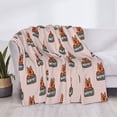 thumbnail image 3 of Rateoe German Shepherd Dog Pattern Flannel Throw Blanket, Ultra-soft Blanket for Bed, Couch, Car, Hypoallergenic Anti-pilling blanket-40"x30"(Horizontal), 3 of 6