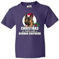 thumbnail image 3 of Inktastic Christmas is Better with a German Shepherd Youth T-Shirt, 3 of 5
