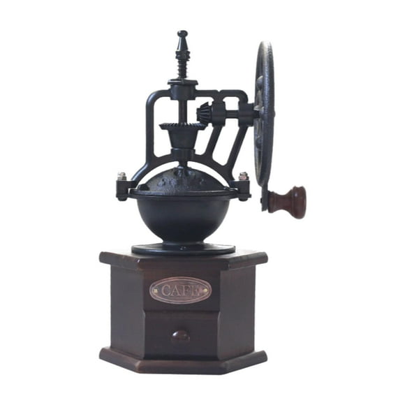 Tnarru Hand Crank Coffee Grinder Hand Grinder Roller, Portable Ceramic Grinding Core Coffee Bean Mill Grain Mill for Office Picnic