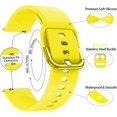 thumbnail image 2 of Correa de reloj de 22 mm compatible con Samsung Galaxy Watch 3 45 mm/Gear S3 Frontier/classic, correa de reloj de silicona de 22 mm de liberación rápida para mujeres y hombres, 2 of 5