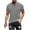 Gray, variant on WAENQINLA Men's Crewneck Stripe T-Shirt Fashion Muscle Fit Short Sleeve Tees Soft Big and Tall Athletic Gym Workout Shirt