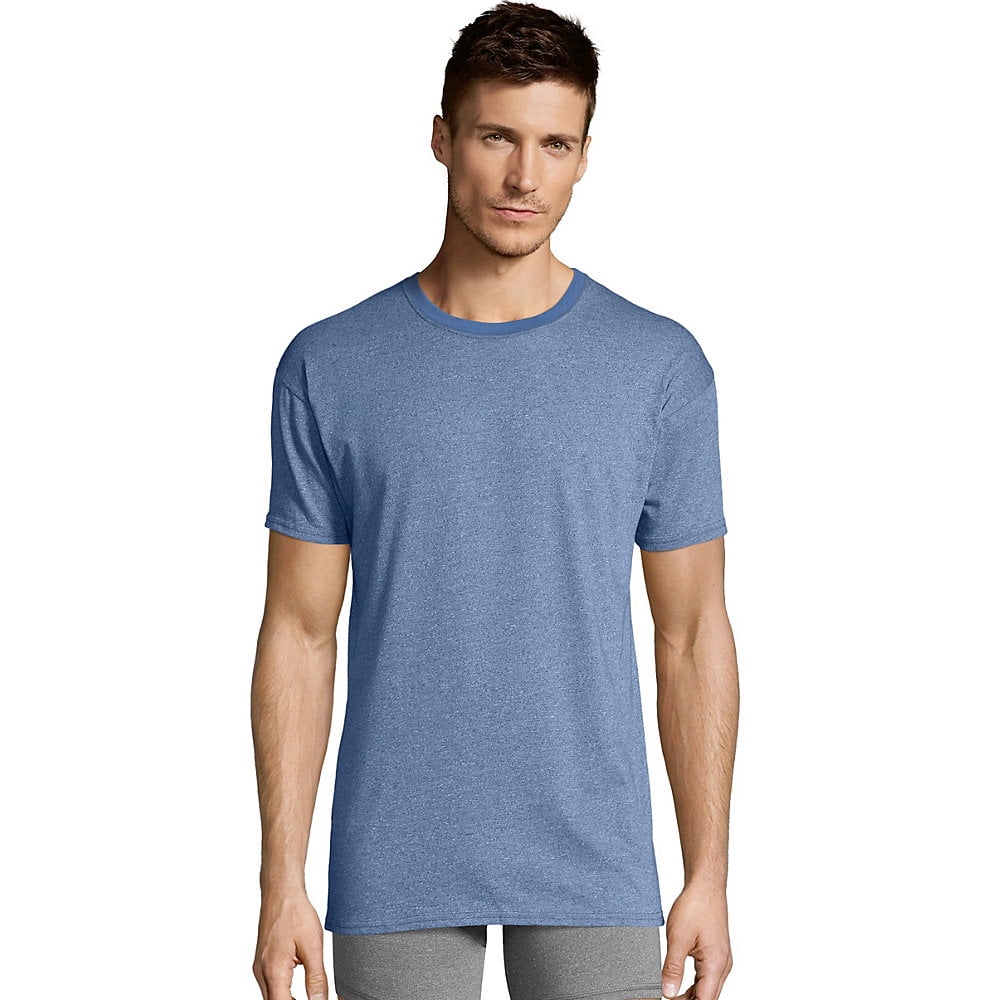 Hanes Men/'s 1901 Heritage Dyed Crewneck T-shirt Tee Undershirt 4-Pack 191CA4