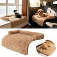thumbnail image 1 of Soothing Pet Bed Mat with Supportive Neck Bolster Protector Cushion for Cats and Dogs, 1 of 5