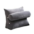 thumbnail image 1 of Cushion Seating Accessory for Living Room and Bedroom - Triangular Headboard Pillow Bolster Cushion for Dorm Bed Backrest - Ergonomic Polyester Fill for Soft Support and Decorative, 1 of 3
