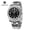 Silver Case Black Surface Steel Belt, variant on New men's watch, waterproof, luminous, steel band, stylish ultra-thin men's watch, fashionable business trend men's wristwatch, men's wearable watch