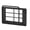 Black-large, variant on Iron Wall Shelf for Equipment Portable Designs Home Office Dorm Organization Without Tool Required