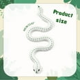 thumbnail image 4 of 23.6" 3D Printed Animal Snake Toy, Articulated Flexible Simulate Snake Glow in The Dark Fidget Toys(White), 4 of 6