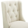thumbnail image 5 of Modway Baronet Tufted Button Upholstered Fabric Counter Stool in Beige, 5 of 7