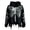 02_Black, variant on Men’s Halloween Outfits Halloween Unisex Y2K Wash Gothic Graphic Hoodies Oversize Grunge Skull Print Sweatshirt Casual Fit Pullover(01_Black,M)