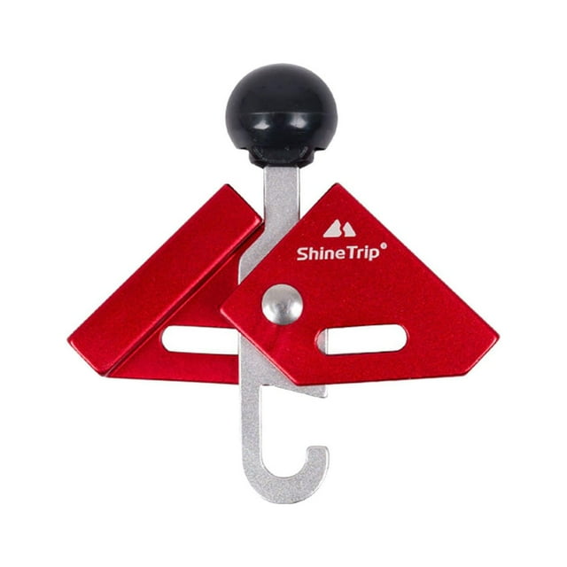 S SERENABLE Bâche Embout de Mât Couverture Auvent Camping Tente Support Dé à Dé 8 mm Support de Mouche de Tente Rouge