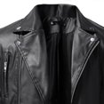thumbnail image 4 of Leather Jacket for Men Classic Vintage Style Leather Jackets for Men Biker Bomber Jackets, 4 of 6