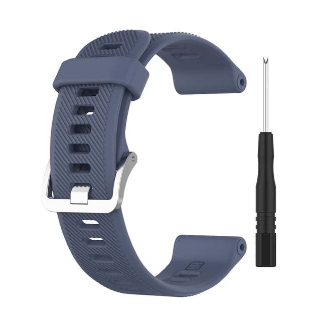 Kcodviy Gar Min forerunner 745Xt Workout Watch for Men Silicone Strap official Accessory Wvam640D-1A with Quick Release Tool Analog Wrist Watch for Men for Convenient and Secure Zapping Alarm Watch