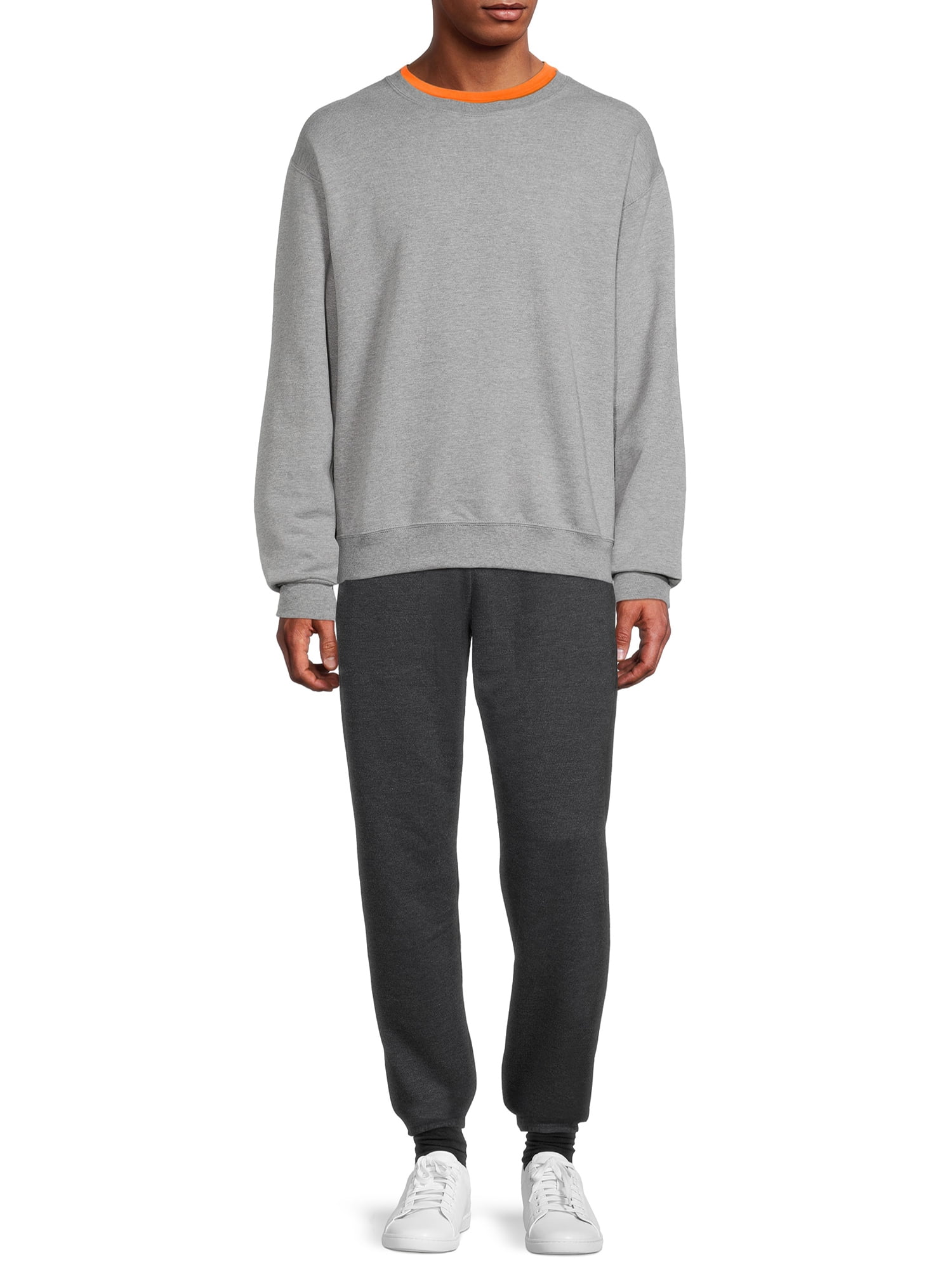 Athletic Works Men's Fleece Elastic Bottom Sweatpants