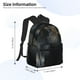 thumbnail image 2 of Easygdp Black And Gold White Horse Mochila Casual para Portátil, Mochila para Escuela, Viajes, Negocios, 2 of 6