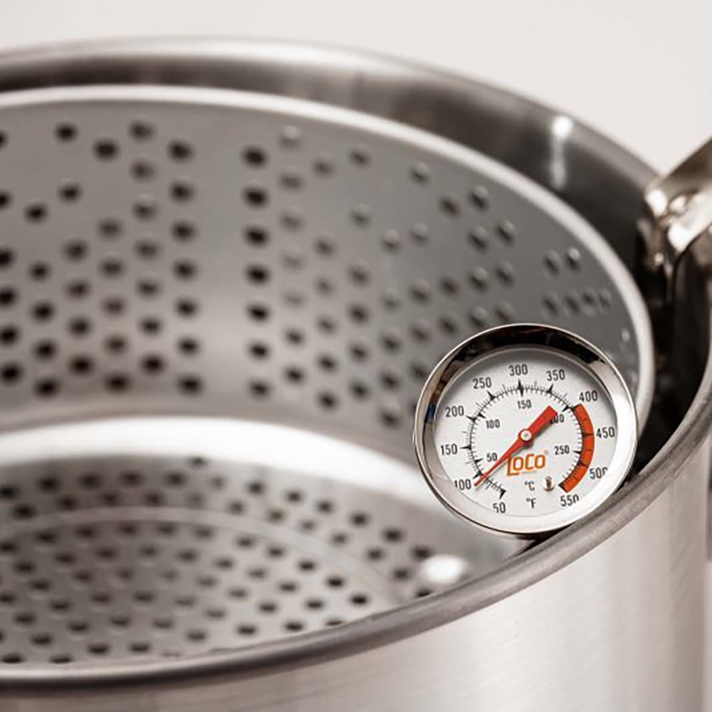 LoCo Cookers LCFF Stainless Steel 10 Quart Outdoor Cooking & Fish Fryer