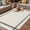 Beige, variant on Outdoor Rug for Patio 3'x5',Modern Minimalism Pure Beige Non-Slip Area Rugs Washable Carpet Indoor Rug,Cracker Khaki Solid Color Non-shedding Floor Mats for Porch Living Room Deck