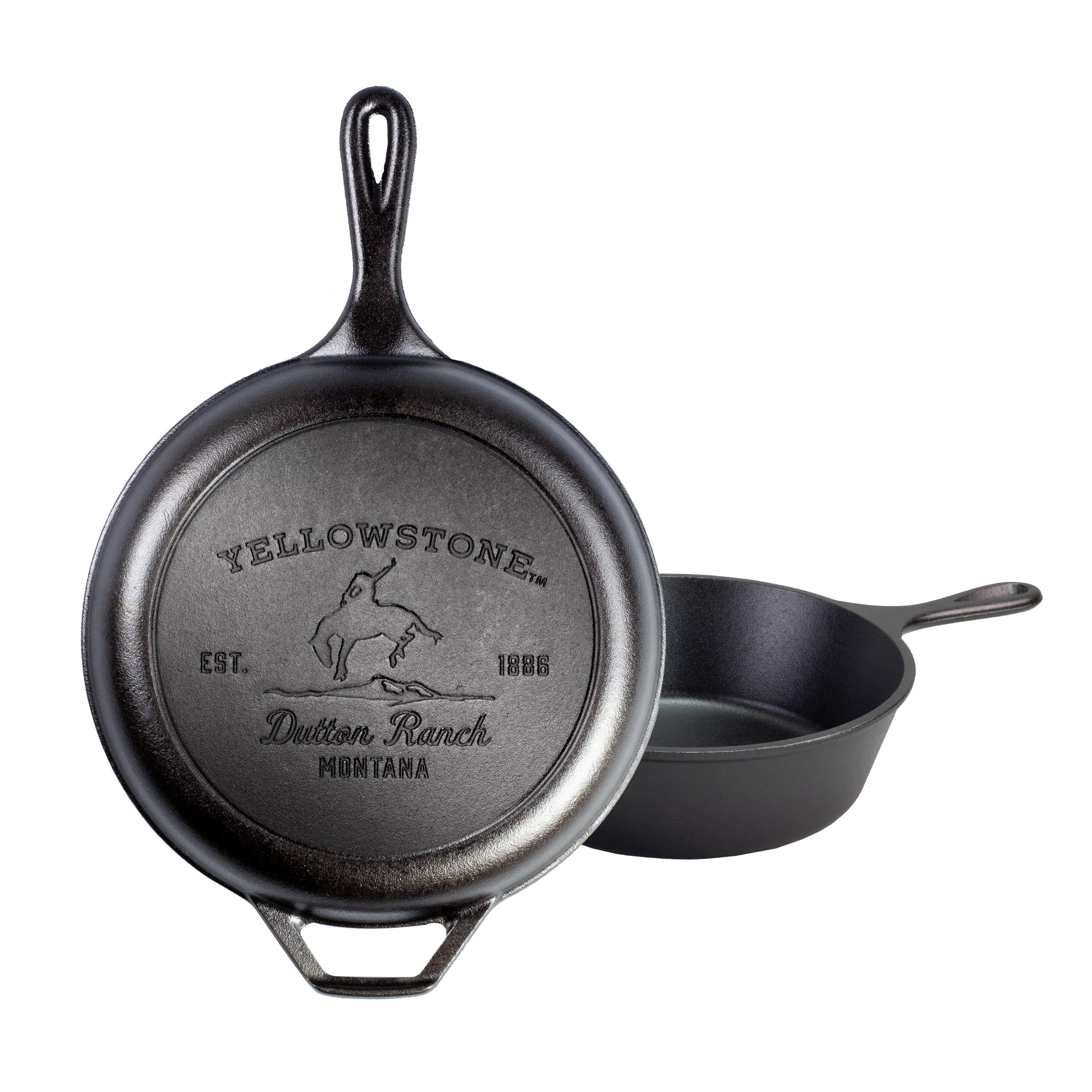 Lodge Cast Iron 3.2 Quart Camping Combo Cooker - Deep Skillet
