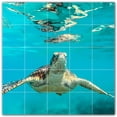 thumbnail image 1 of Picture-Tiles.com: Turtle Ceramic Tile Wall Mural WAL501050-55XL. 60"W x 60"H using (25) 12" x 12" Ceramic Tiles-Satin Finish, 1 of 3