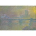 thumbnail image 3 of Monet, Claude 14x11 Black Modern Framed Museum Art Print Titled - Charing Cross Bridge, London, 3 of 5