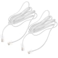 thumbnail image 4 of 2pcs RJ11 to RJ45 Adapter Phone to Ethernet Cable Phone Plug Adapter Cord, 4 of 8