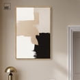 thumbnail image 3 of Beige and Black II Canvas Neutral Wall Decor by Art Remedy, Gold Frame, 30 x 45, 3 of 7