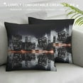 thumbnail image 3 of Nawypu New York Landscape Throw Pillow Cover Rise Building Throw Waist Pillow Case Decorative Cushion Cover Pillowcase Sofa Lumbar, 3 of 5