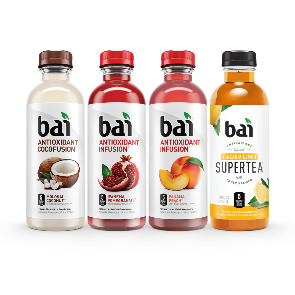 Bai Antioxidant Infused Beverage, Mountainside Variety Pack, 18 Fl Oz