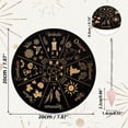 thumbnail image 2 of 7.8" Star Pendulum Board Wooden Dowsing Planchette with Rose Quartz Dowsing Pendulums Divination Tools for DIY, 2 of 9