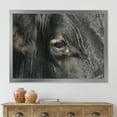 thumbnail image 3 of Designart 'Close-Up Of Cow Eye' Farmhouse Framed Art Print, 3 of 4