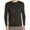 Black Soot, variant on Fruit of the Loom Men's Repreve Performance Thermal Long Sleeve Crew Shirt, Black Soot, X-Large