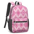 thumbnail image 2 of Pioneer Flower Floral Print Pattern 17" School Backpacks for Teens,Waterproof Oxford Fabric,S-Shape Padded Straps for School,Travel,Hiking,Camping, 2 of 5