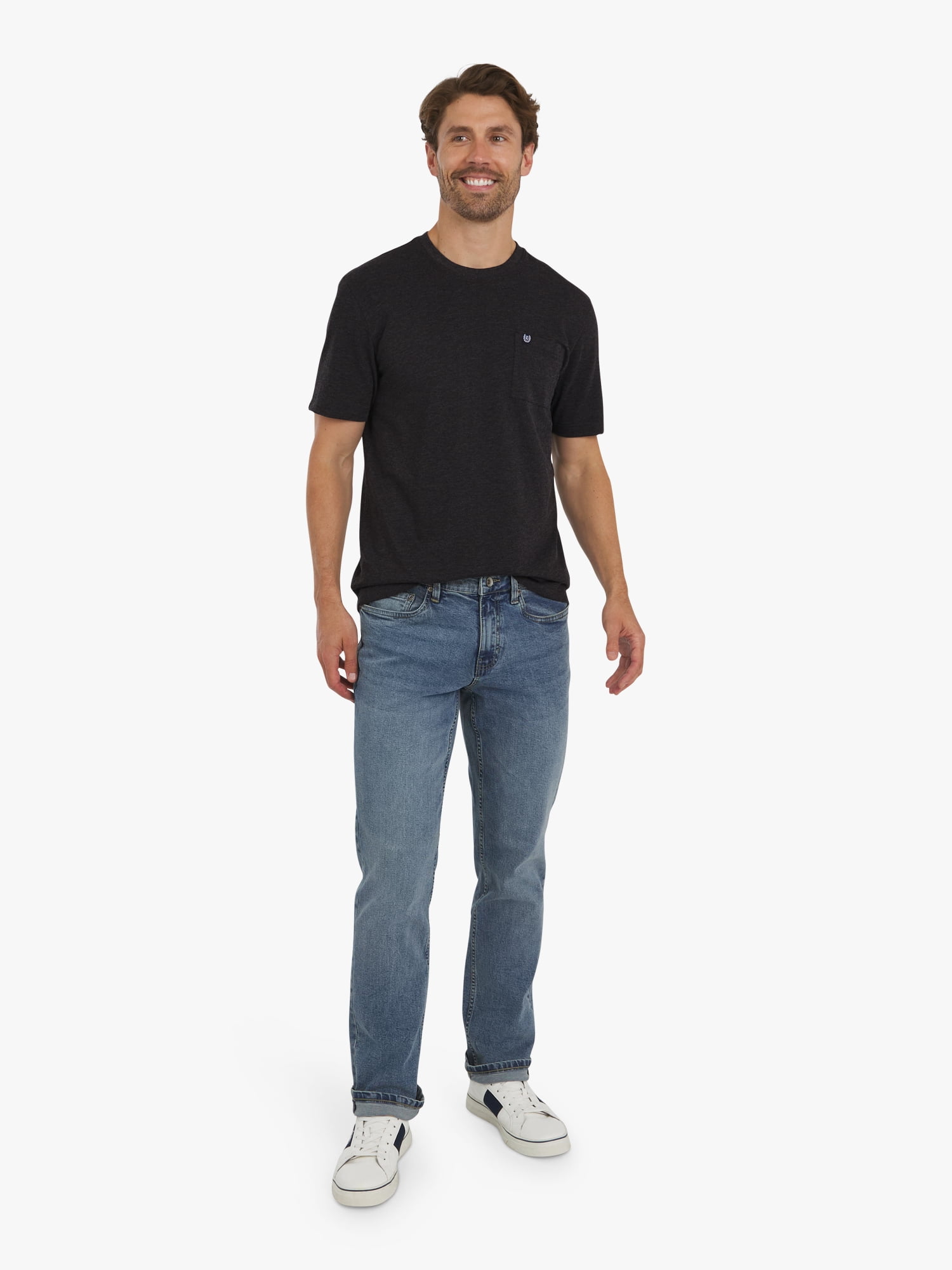 Chaps Men's and Big Men's Seacoast Wash Slub Pocket T-Shirt, Sizes S-3XL