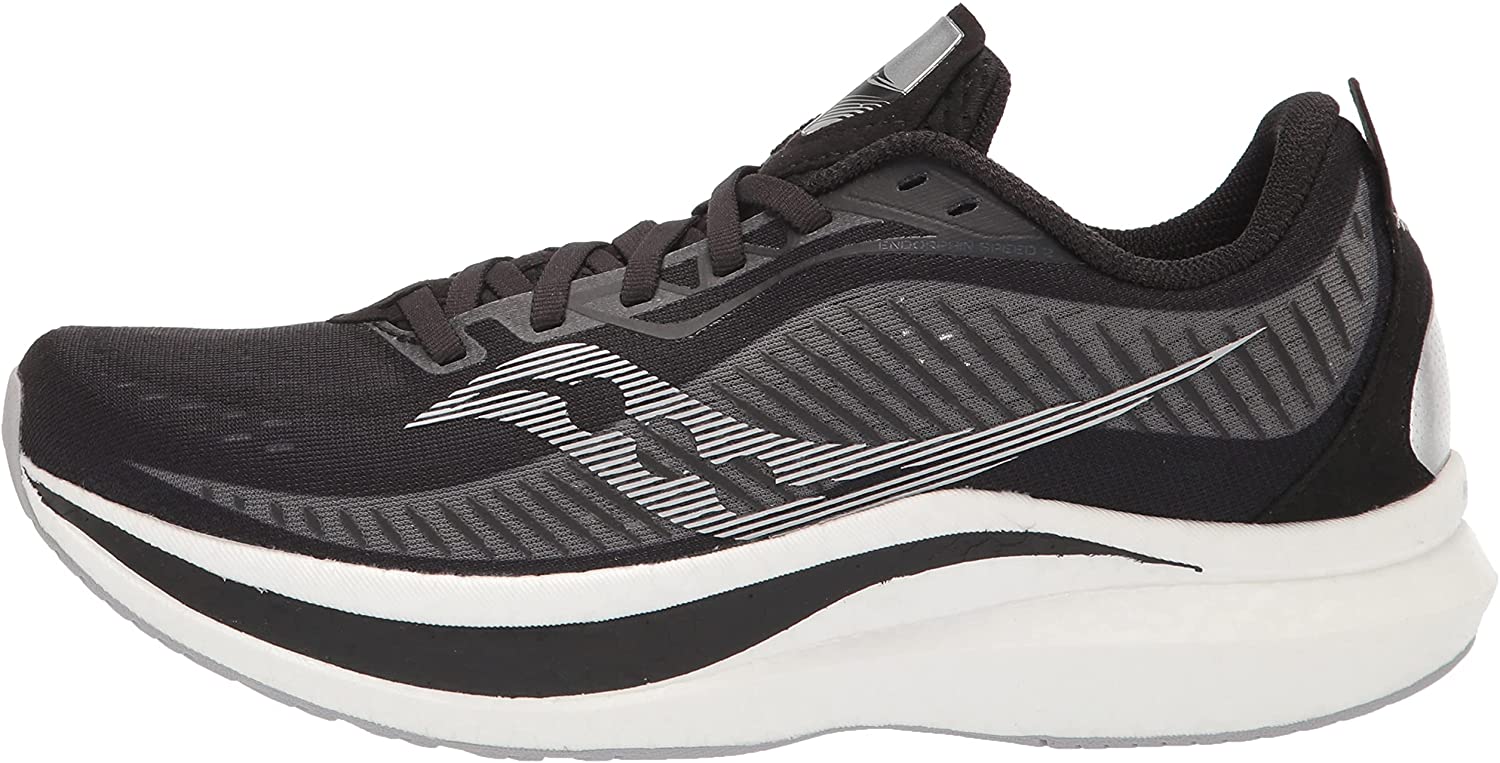 Saucony Mens Endorphin Speed 2 Running Shoe 12 Black/Shadow  display picture 3