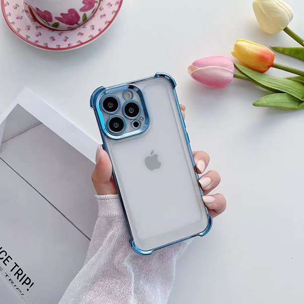 Funda De Teléfono De Protección De Esquina De Galvanoplastia De Lujo IPhone 11 12 13 14 Pro Max Plus A Prueba De Golpes Gao Jiahui unisex