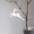 thumbnail image 4 of Gymnture Clear Reindeer Ornaments for Christmas Tree - Set of 3 (11cm), 4 of 10