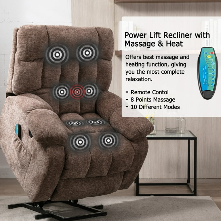 Homegear recliner chair with 8 point electric massage and heat new arrivals