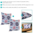 thumbnail image 2 of Sunnydaze 16" x 16" Red and Blue Floral Polyester Square Outdoor Throw Pillows, 2 Count, 2 of 7