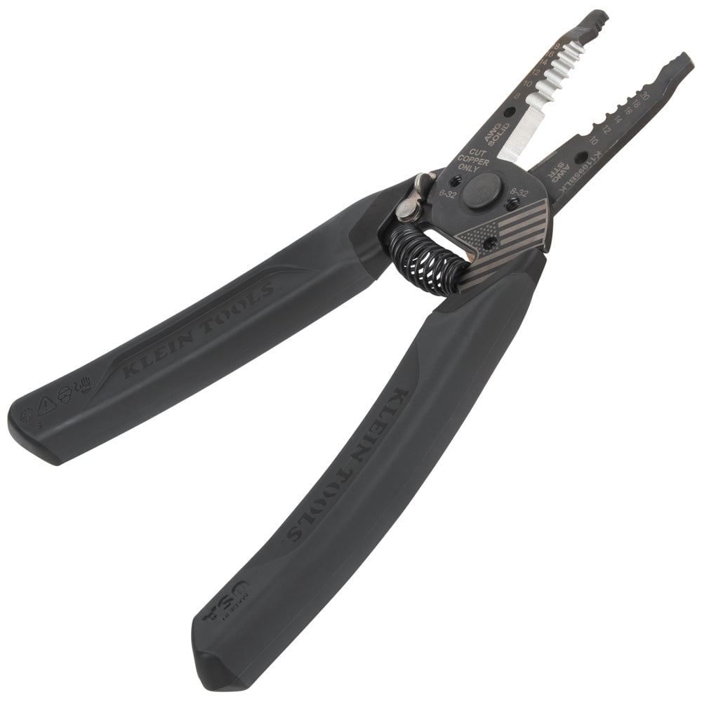 Klein Tools K11095BLK Limited Edition Klein-Kurve Blackout Wire Stripper /