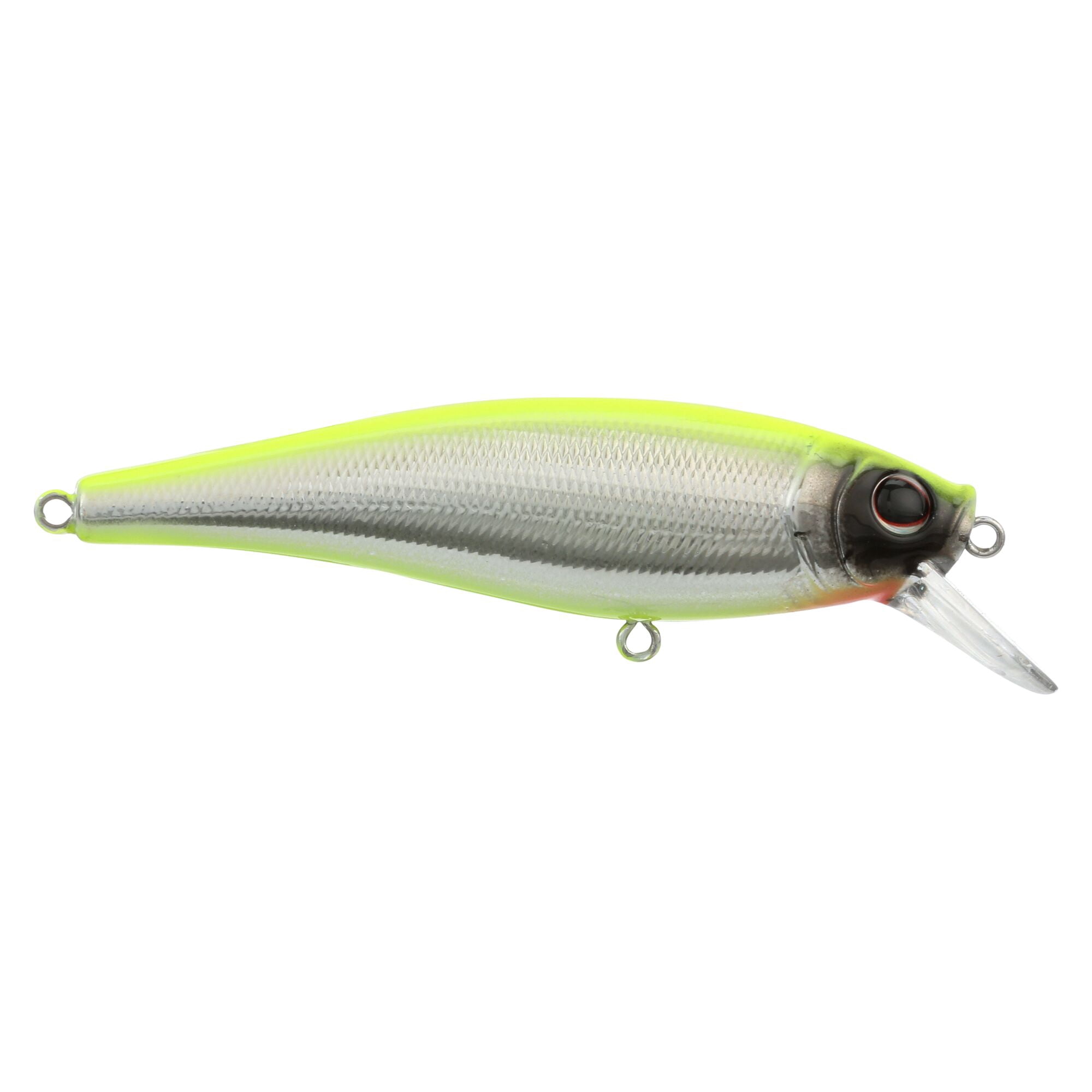 Berkley Cutter Saltwater, 2.75 in, Jerkbaits, Chrome/Chartreuse (1 Count)