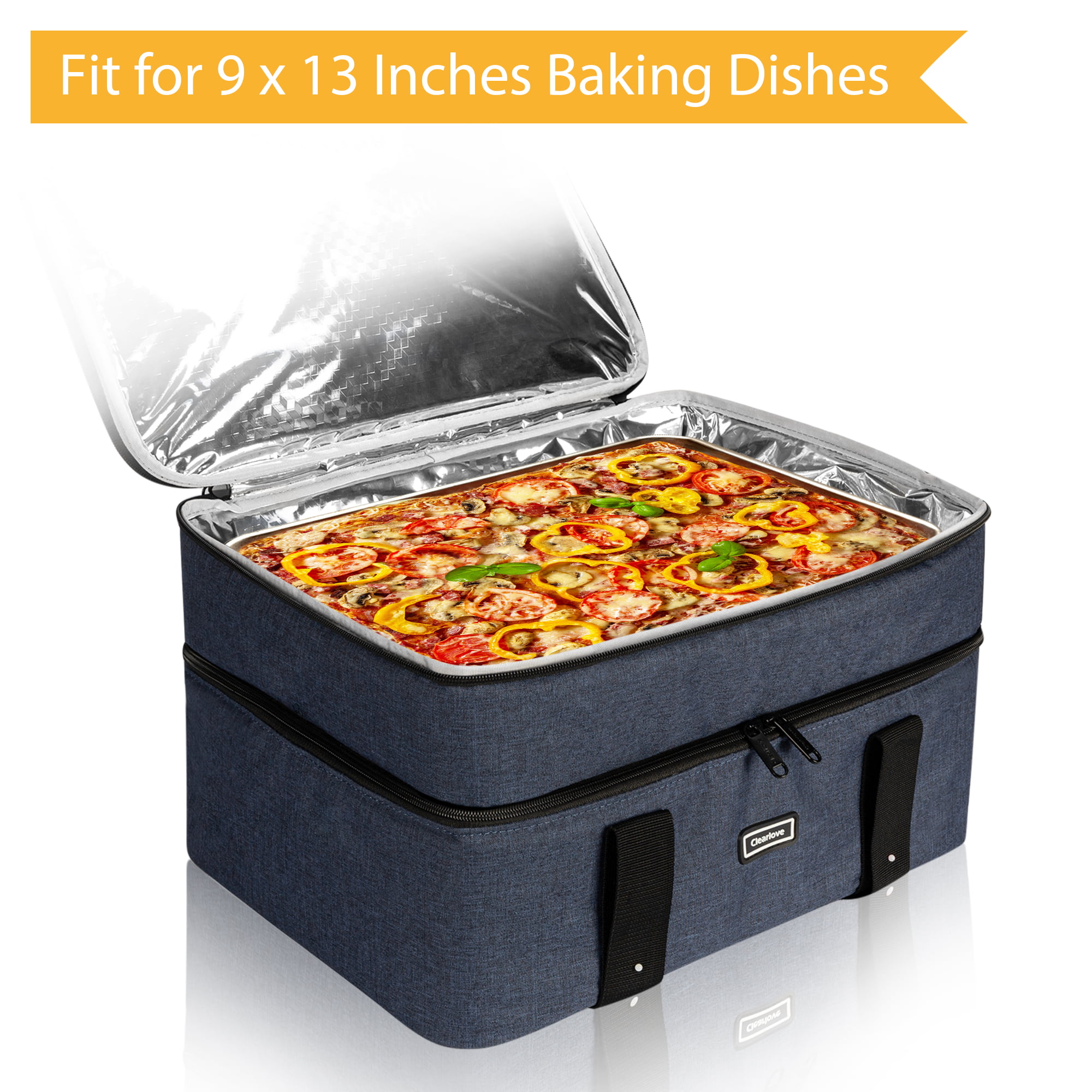  SEFI Insulated Casserole Dish Carrier 3 Decker for Hot