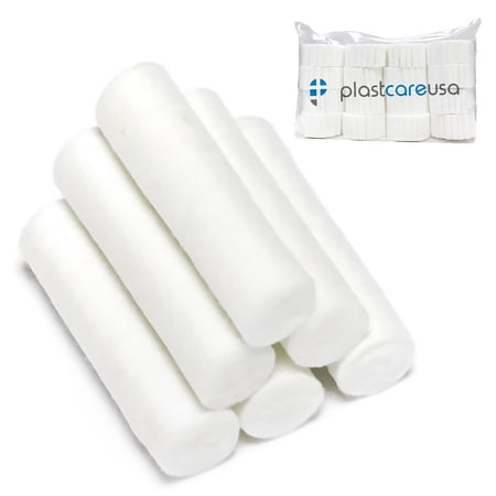 4000 Count Dental Gauze Rolls - Dental Cotton Rolls for Mouth - Nose Bleed Plugs for Kids or Adults - Highly Absorbent Nose Bleed Stopper & Mouth Gauze - Non Sterile 1.5 Inch Rolled Cotton Pads